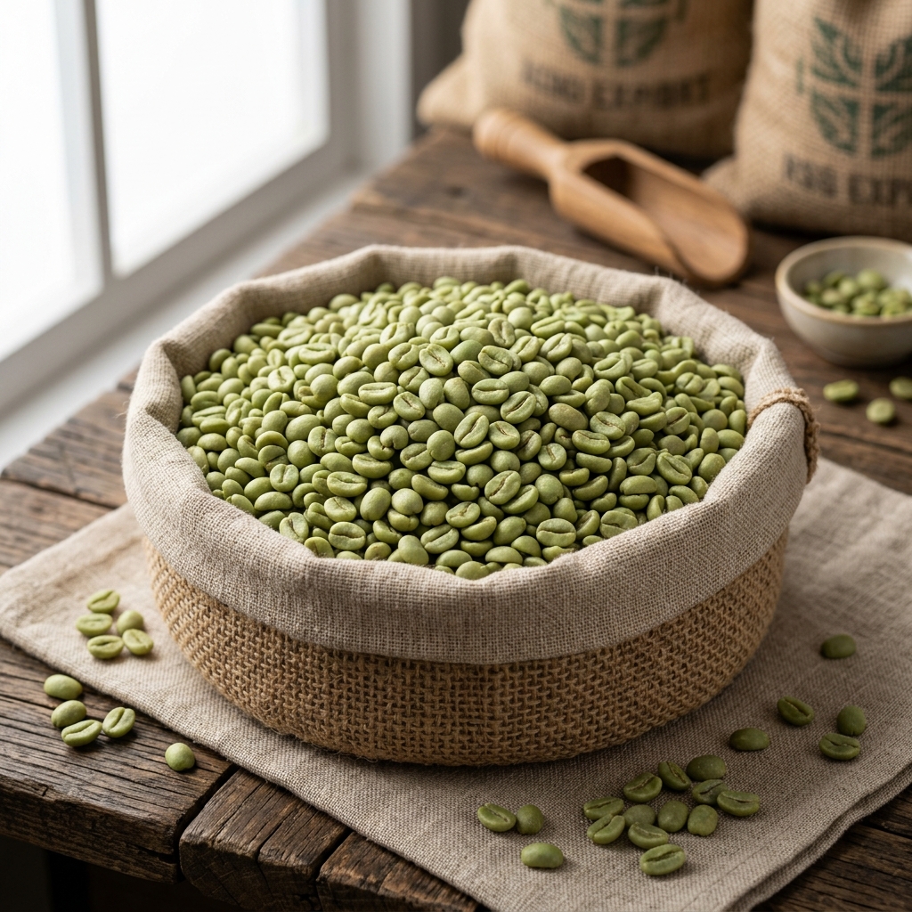 Indian Green Coffee (Arabica) – Premium Export Quality | Ambe Terra International