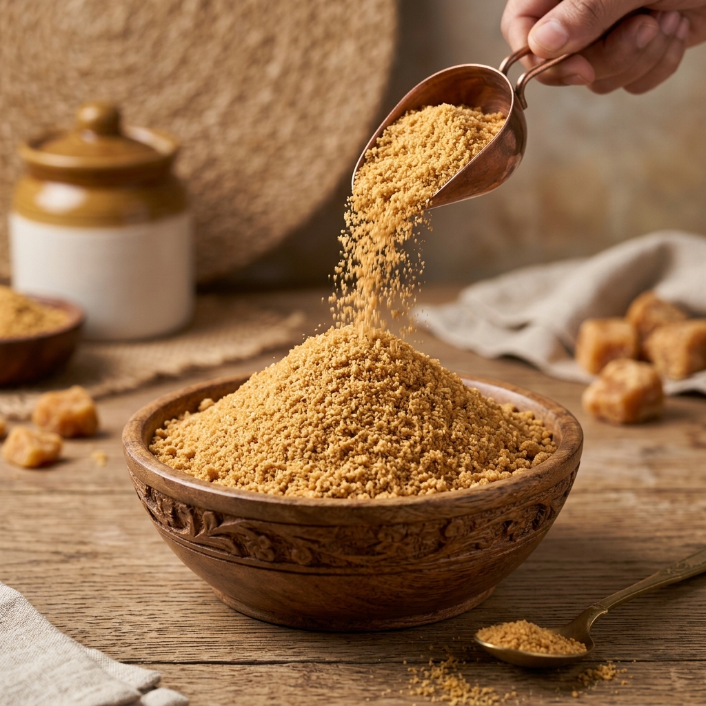 Premium Jaggery Powder – Premium Export Quality | Ambe Terra International