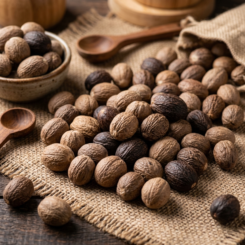 Nutmeg Whole – Premium Export Quality | Ambe Terra International